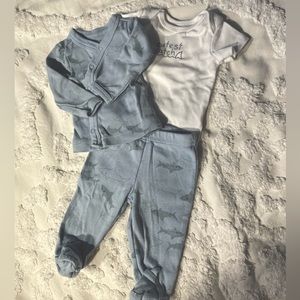 Matching Shark Outfit - Newborn